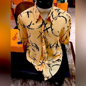 Max Leather Casual Men Shirt